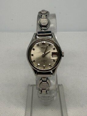 Vintage Seiko Hi-Beat 2205-0259 Women's 23mm Auto 17J SS Bracelet Japan Watch